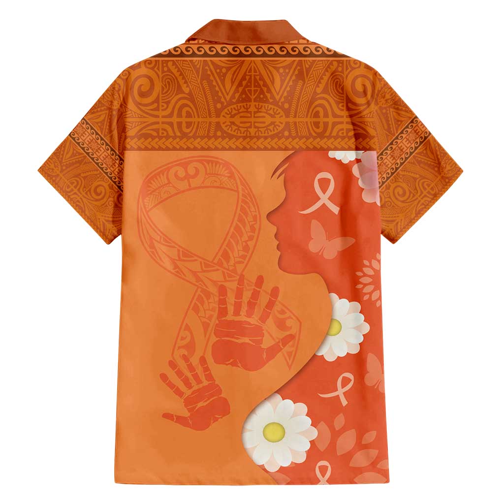 International Day for the Elimination of Violence Against Women Family Matching Puletasi and Hawaiian Shirt Polynesian Pattern