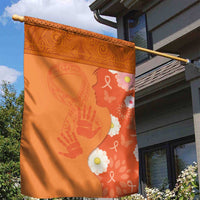 International Day for the Elimination of Violence Against Women Garden Flag Polynesian Pattern