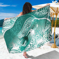 Personalised New Zealand Aotearoa Darts Masters Sarong Maori Art Tattoo with Tribal Dart Symbol Teal Color - Polynesian Pride