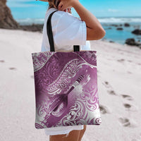 Personalised New Zealand Aotearoa Darts Masters Tote Bag Maori Art Tattoo with Tribal Dart Symbol Pink - Polynesian Pride