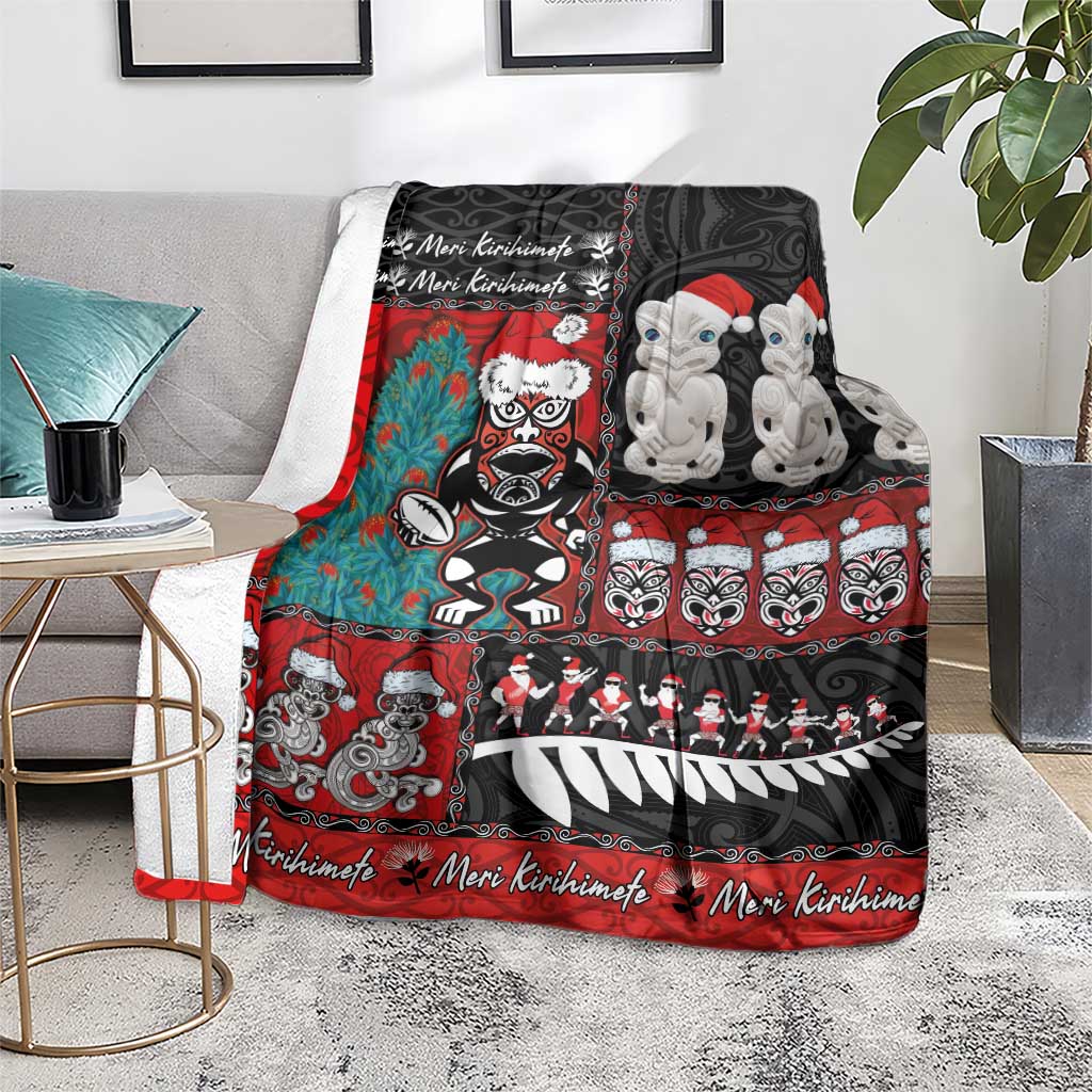 New Zealand Christmas Blanket Maori Christmas Spirit - Meri Kirihimete