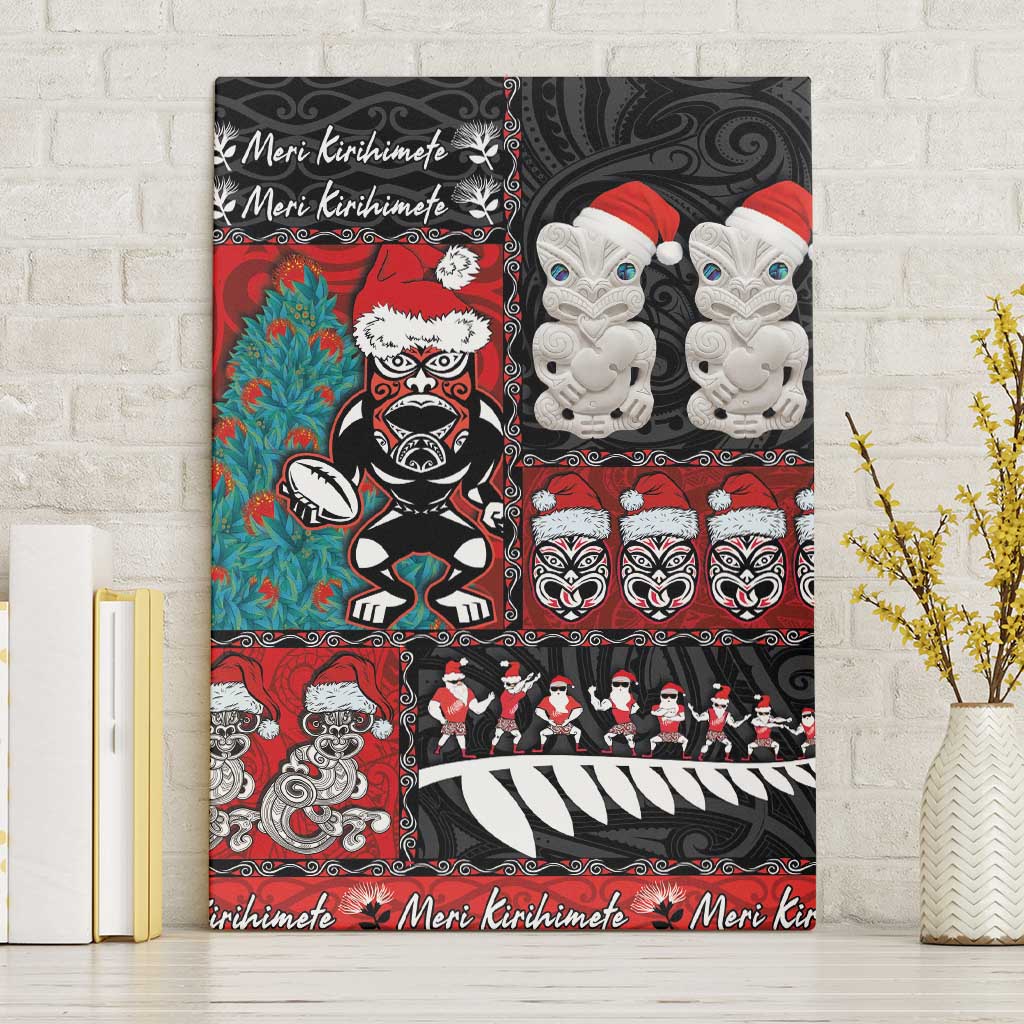 New Zealand Christmas Canvas Wall Art Maori Christmas Spirit - Meri Kirihimete