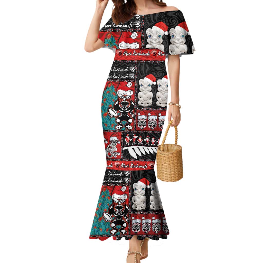 New Zealand Christmas Mermaid Dress Maori Christmas Spirit - Meri Kirihimete