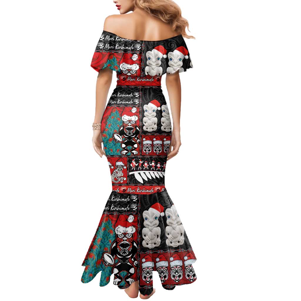 New Zealand Christmas Mermaid Dress Maori Christmas Spirit - Meri Kirihimete