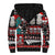 New Zealand Christmas Sherpa Hoodie Maori Christmas Spirit - Meri Kirihimete