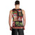 Hawaiian Christmas Men Tank Top - Mele Kalikimaka Island Holiday Vibes - Black Red