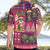 Hawaiian Christmas Hawaiian Shirt - Mele Kalikimaka Island Holiday Vibes - Pink Purple