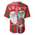 Australian Christmas Baseball Jersey - Santa Koala Kangaroo and Holiday Cheer