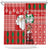 Australian Christmas Shower Curtain - Santa Koala Kangaroo and Holiday Cheer