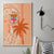 Bula Fiji Canvas Wall Art Tropical Flower and Tapa Pattern Peach Fuzz Color LT03 - Polynesian Pride