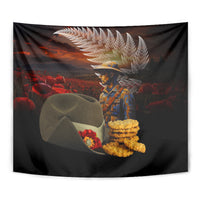 Slouch Hat and Biscuits ANZAC Tapestry with Soldier Silver Fern LT03 - Polynesian Pride