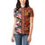 Pan-Pacific Festival Women Polo Shirt Hawaiian Tribal and Japanese Pattern Together Culture