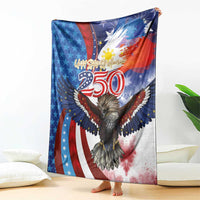 Philippines and United States Semiquincentennial Blanket Eagle and National Flag Style