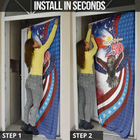 Philippines and United States Semiquincentennial Door Cover Eagle and National Flag Style LT03 - Polynesian Pride