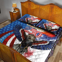 Philippines and United States Semiquincentennial Quilt Bed Set Eagle and National Flag Style LT03 - Polynesian Pride