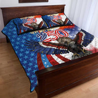 Philippines and United States Semiquincentennial Quilt Bed Set Eagle and National Flag Style LT03 - Polynesian Pride