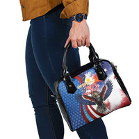 Philippines and United States Semiquincentennial Shoulder Handbag Eagle and National Flag Style
