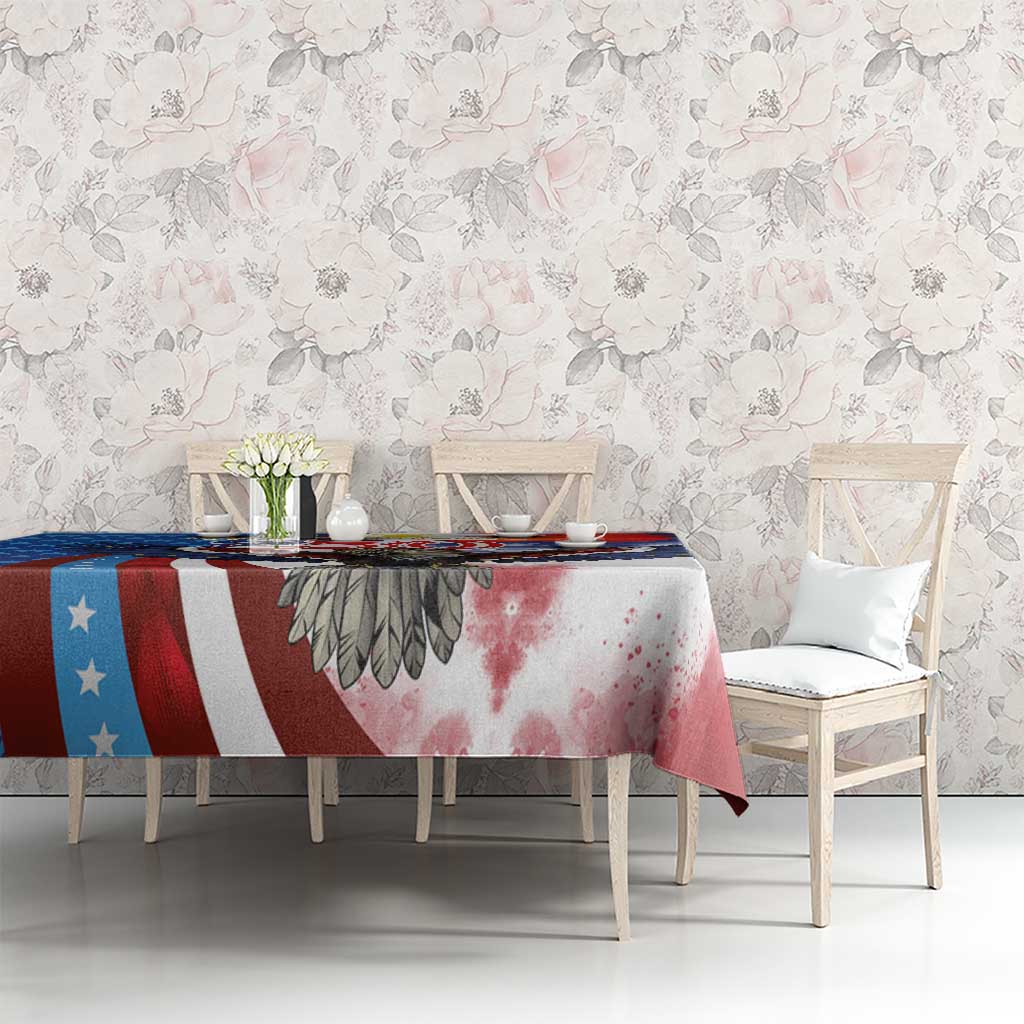 Philippines and United States Semiquincentennial Tablecloth Eagle and National Flag Style LT03 - Polynesian Pride