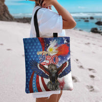 Philippines and United States Semiquincentennial Tote Bag Eagle and National Flag Style