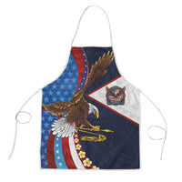 American Samoa and United States Semiquincentennial Apron Bald Eagle with National Flag Style LT03 Multicolor - Polynesian Pride