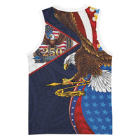 American Samoa and United States Semiquincentennial Basketball Jersey Bald Eagle with National Flag Style
