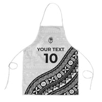 Custom Fijian Rugby Apron Tapa Pattern and Palm Tree Tribal