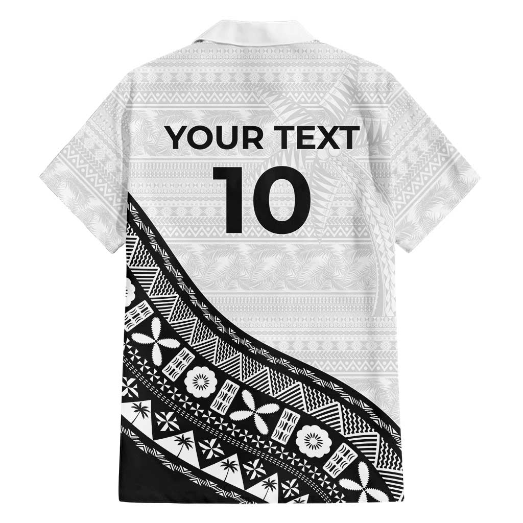 Custom Fijian Rugby Family Matching Puletasi and Hawaiian Shirt Tapa Pattern and Palm Tree Tribal LT03 - Polynesian Pride