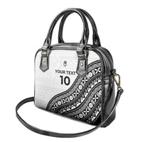 Custom Fijian Rugby Shoulder Handbag Tapa Pattern and Palm Tree Tribal LT03 - Polynesian Pride
