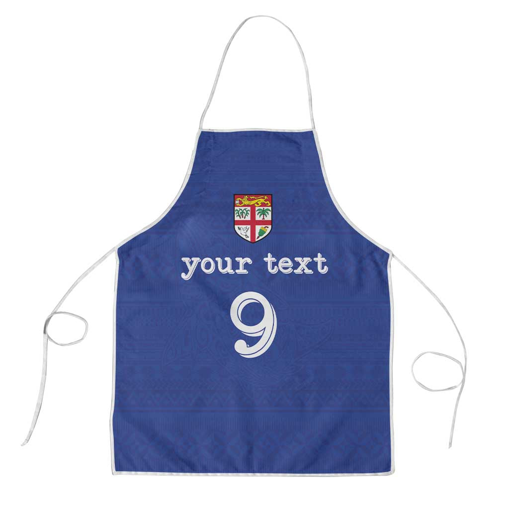 Custom Fijian Football Apron Tapa Pattern and Shark Tribal