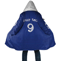 Custom Fijian Football Cloak Tapa Pattern and Shark Tribal