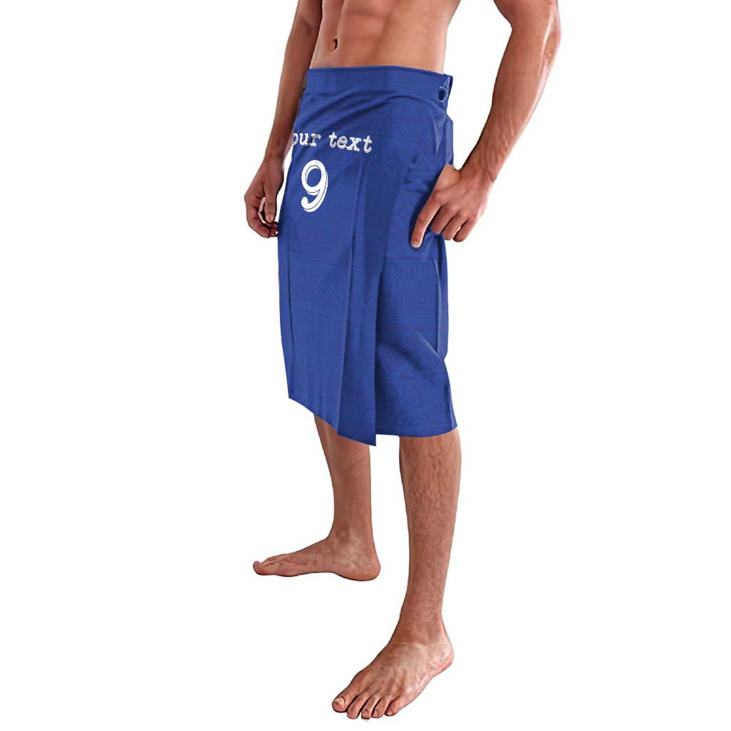 Custom Fijian Football Lavalava Tapa Pattern and Shark Tribal