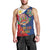 Philippines MassKara Men Tank Top Filipino Carnival Mask and Polynesian Pattern