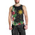 Tropical Hawaii and Philippines Men Tank Top Kanaka Maoli and Sun Badge Batok Tattoo Colorful