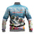 New Zealand Merry Christmas Baseball Jacket Kiwi Birds Snow Boarding-Vibrant Tropical Flower - Polynesian Pride