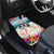 New Zealand Merry Christmas Car Mats Kiwi Birds Snow Boarding-Vibrant Tropical Flower - Polynesian Pride