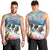 New Zealand Merry Christmas Men Tank Top Kiwi Birds Snow Boarding-Vibrant Tropical Flower - Polynesian Pride