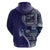 Samoan Siapo Art Tattoo Polynesian Pattern Hoodie Navy Color - Polynesian Pride