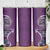 Samoan Siapo Art Tattoo Polynesian Pattern Skinny Tumbler Purple Color - Polynesian Pride