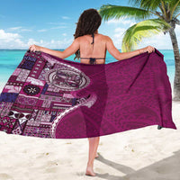 Samoan Siapo Art Tattoo Polynesian Pattern Sarong Pink Color LT03 - Polynesian Pride