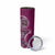 Samoan Siapo Art Tattoo Polynesian Pattern Skinny Tumbler Pink Color - Polynesian Pride
