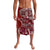 Samoan Siapo Art Tattoo Polynesian Pattern Lavalava Red Color - Polynesian Pride