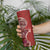 Samoan Siapo Art Tattoo Polynesian Pattern Skinny Tumbler Red Color - Polynesian Pride