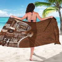 Samoan Siapo Art Tattoo Polynesian Pattern Sarong Brown Color LT03 - Polynesian Pride