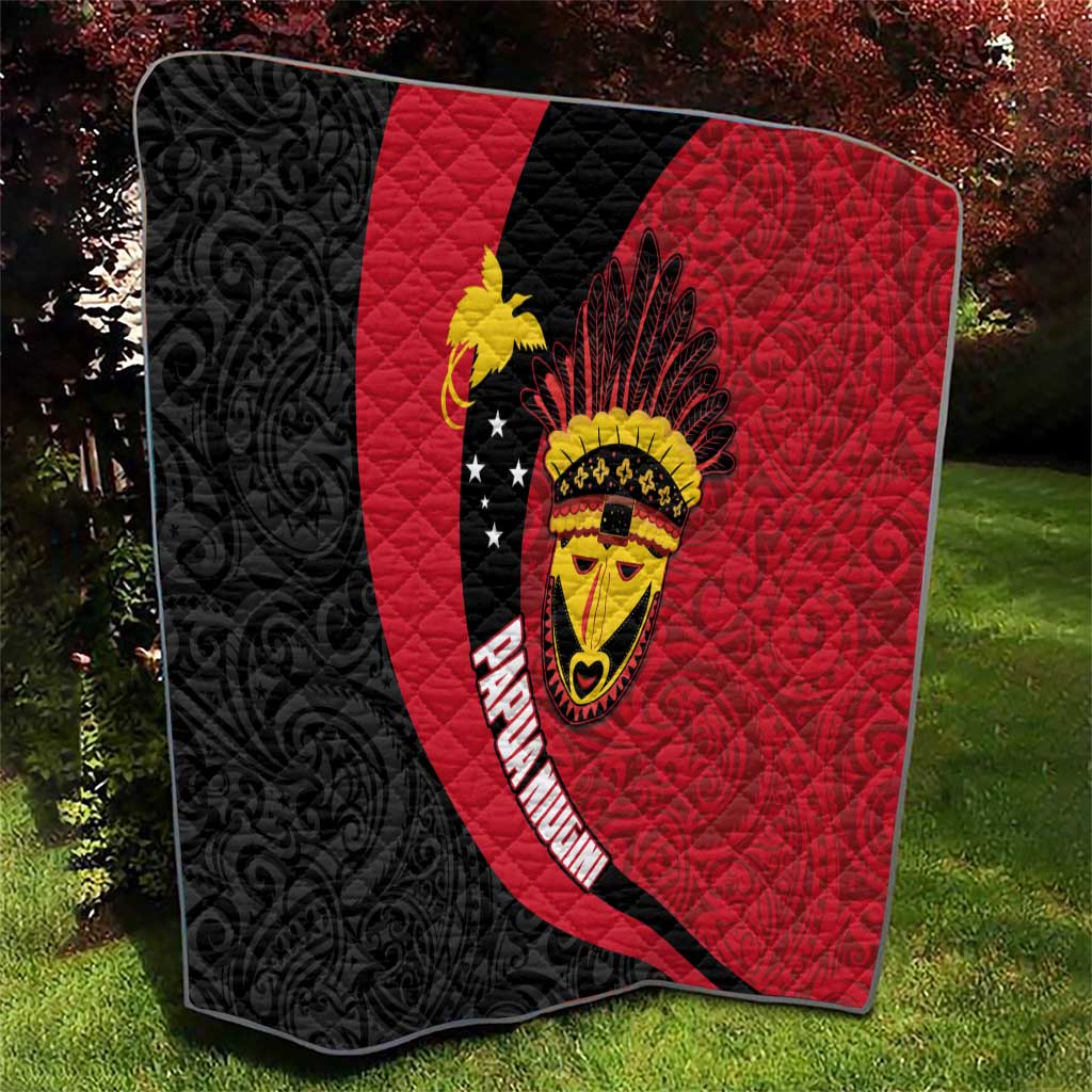 Papua New Guinea Mask Festival Quilt Papua Niugini Tribe Mask Melanesian Pattern LT03 - Polynesian Pride
