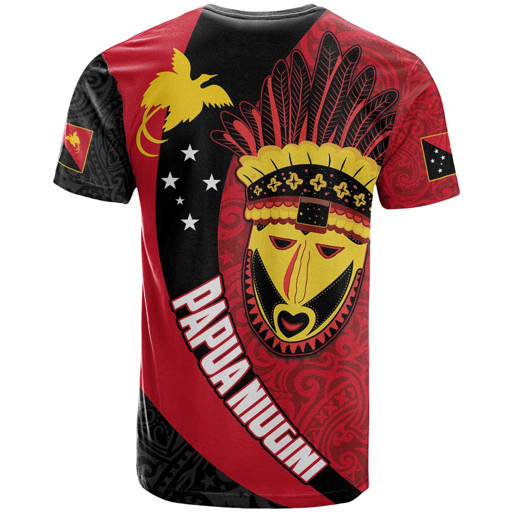 Papua New Guinea Mask Festival T Shirt Papua Niugini Tribe Mask Melanesian Pattern LT03 - Polynesian Pride