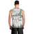 New Zealand Kea Bird Men Tank Top Maori Tattoo and Silver Fern Green Color