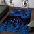 New Zealand Kea Bird Area Rug Maori Tattoo and Silver Fern Matariki Style