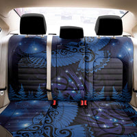 New Zealand Kea Bird Back Car Seat Cover Maori Tattoo and Silver Fern Matariki Style