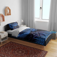 New Zealand Kea Bird Bedding Set Maori Tattoo and Silver Fern Matariki Style LT03 - Polynesian Pride