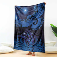 New Zealand Kea Bird Blanket Maori Tattoo and Silver Fern Matariki Style LT03 - Polynesian Pride
